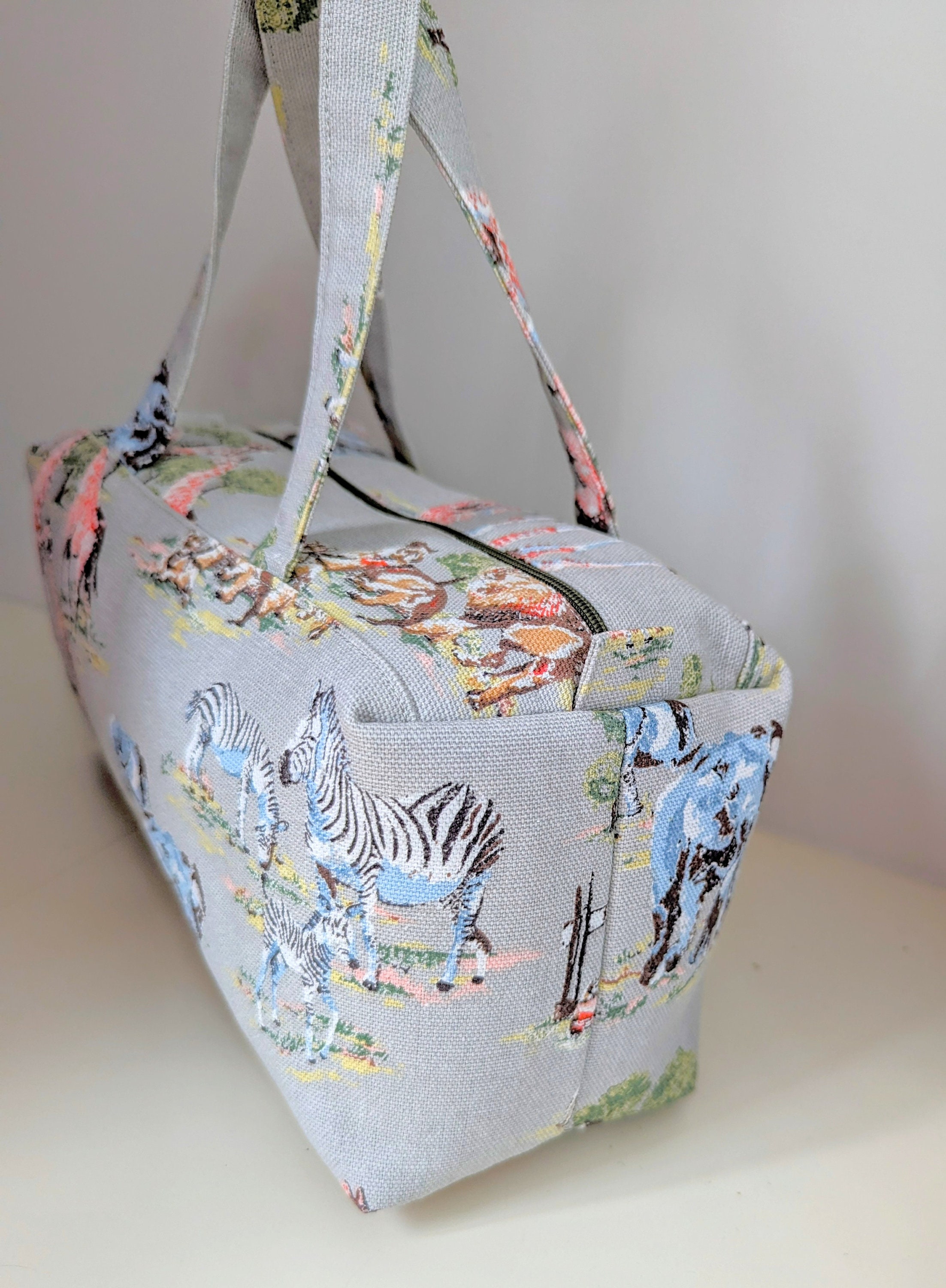 Cath Kidston Safari fabric toiletry make up bag
