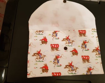 Snack Sandwich Bag in Cath Kidston Cowboy Fabric Etsy