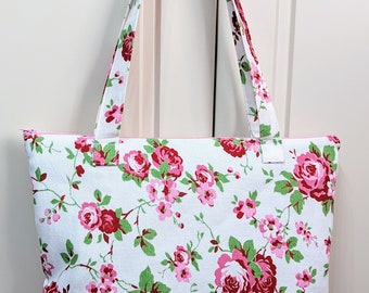 Tote/borsa realizzata in tessuto Cath Kidston Rosali