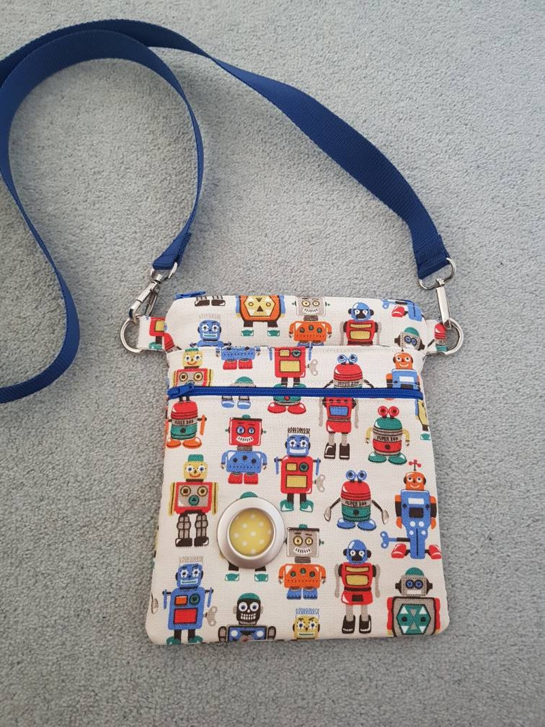 Cath Kidston Robots Fabric Dog Walking Bag Etsy