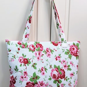 Tote/Handtasche gemacht in Cath Kidston Rosali Stoff