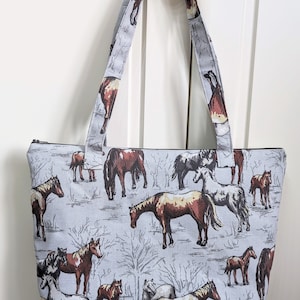 Tote/handbag Made in Cath Kidston Horses Fabric