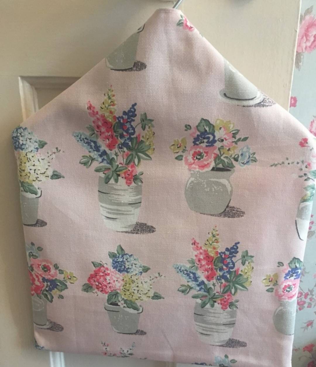 Hand Made Cath Kidston Flowerpots Fabric Peg Bag Etsy Singapore
