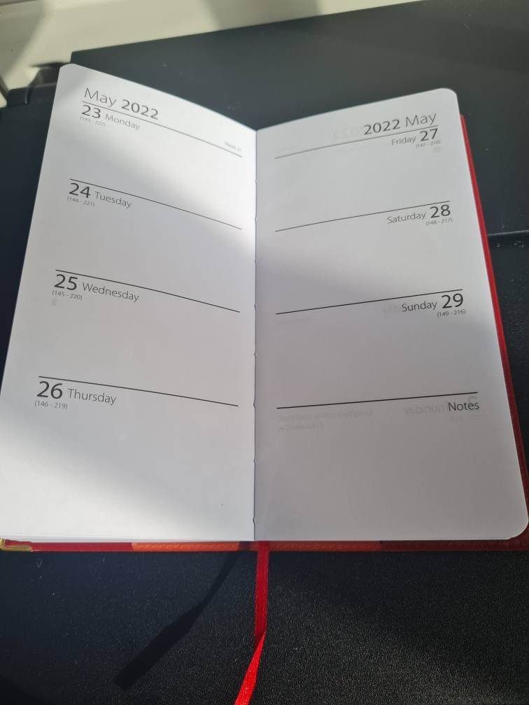 2022 Slimline Diary Covered in Cath Kidston Fabric Etsy UK