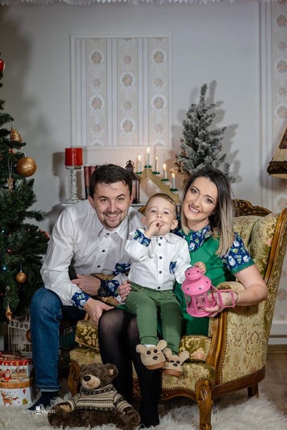 Mother And Son Christmas Clothes Mom Boy Holiday Outfit Etsy