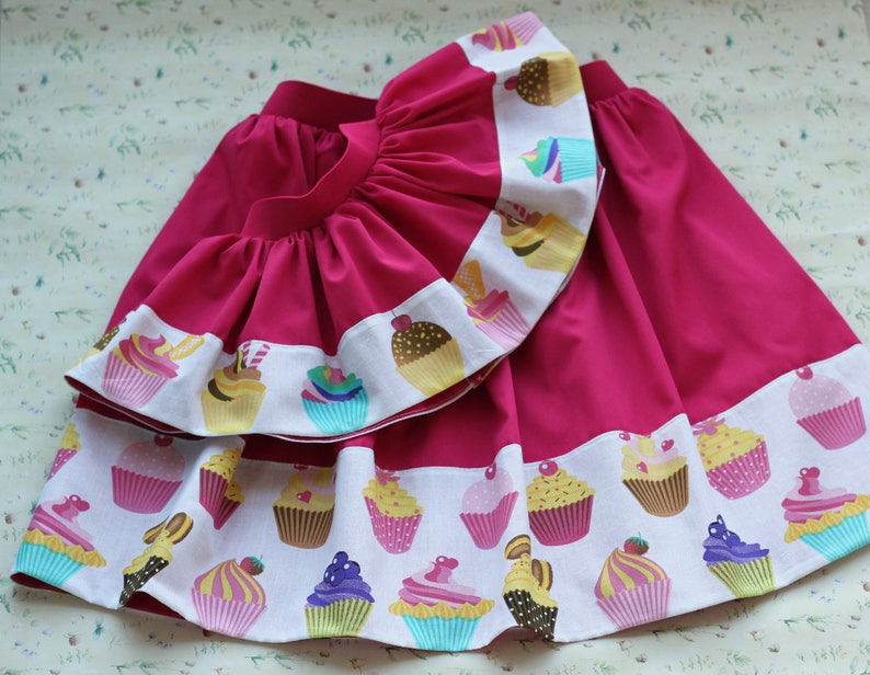 Smash the Cake Outfit Mum Toddler Skirts First Birthday Cupcake Theme Outfit