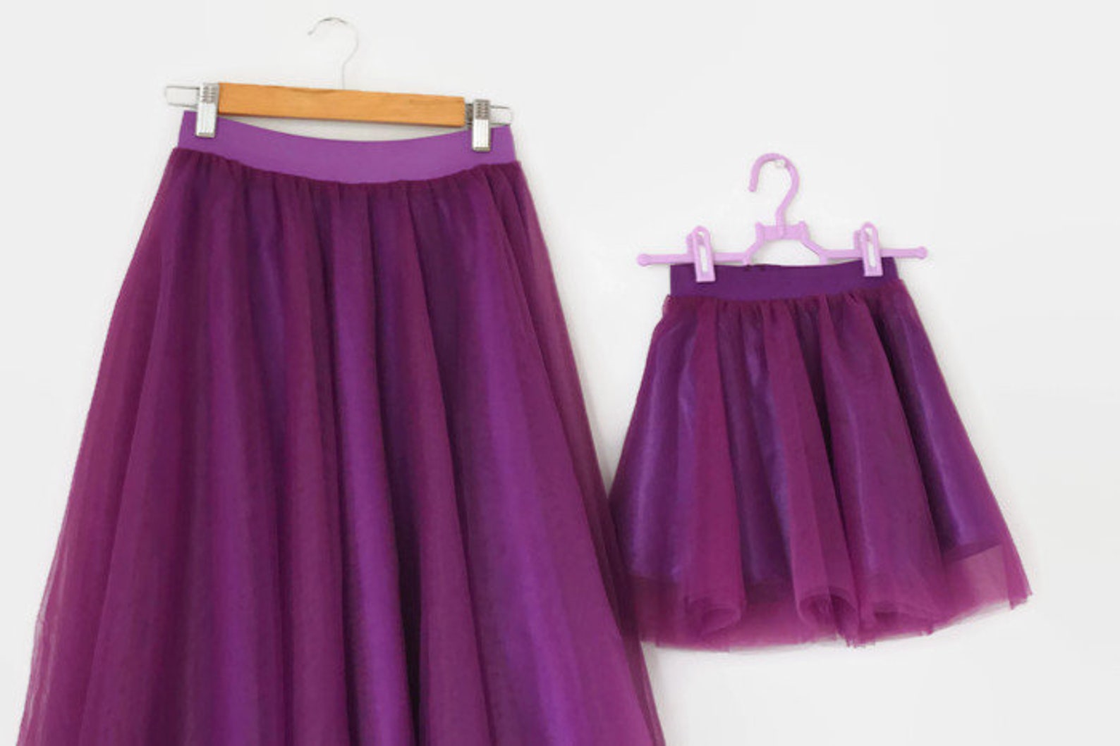 Valentines Day Giftsmom and Daughter Tulle Skirts 6 Layers | Etsy