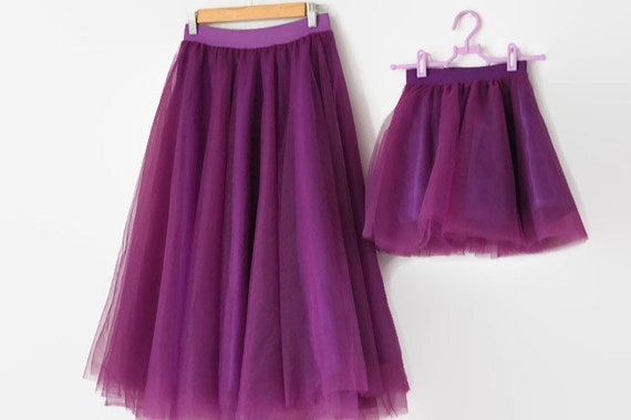 Valentines Day Giftsmom and Daughter Tulle Skirts 6 Layers | Etsy