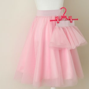 Mommy and Me Light Pink Outfits Matching Pink Skirts Gift for Mom ...