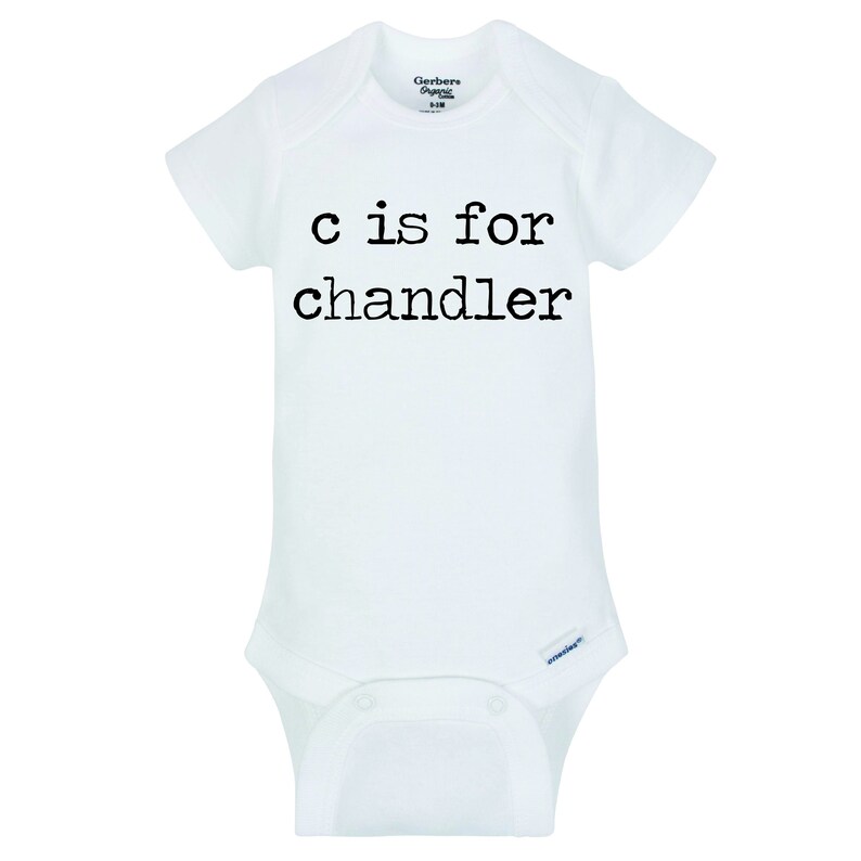 Alphabet Baby Name Onsie