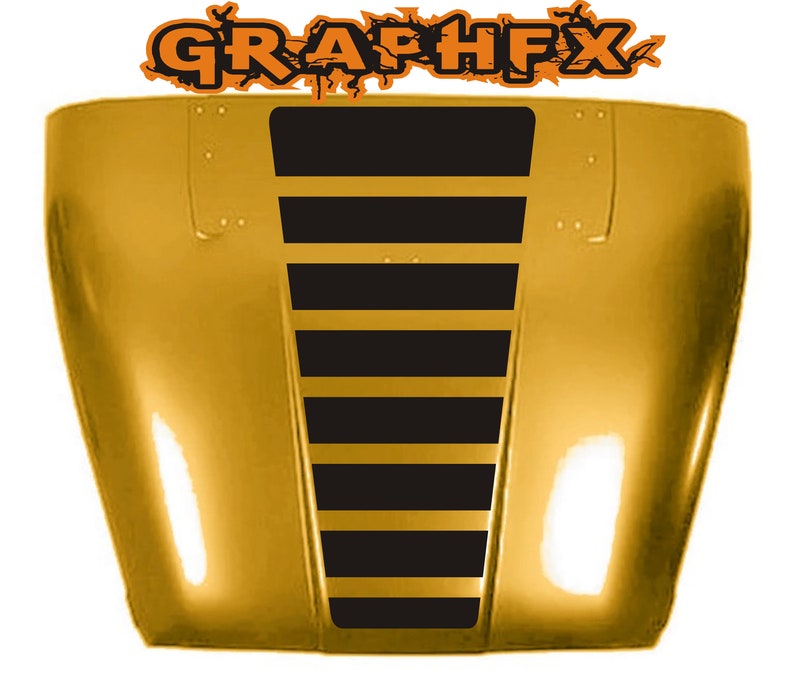 Vinyl Hood Decal Compatible with Jeep CJ5 CJ7 CJ8 Scrambler Etsy