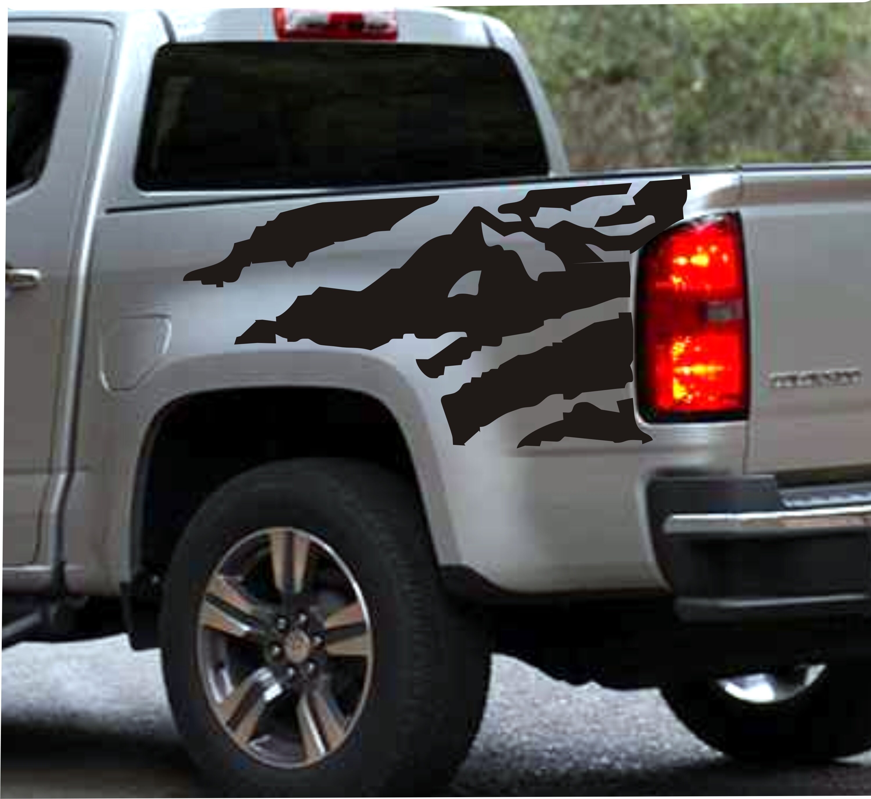2X Rear Bedside Vinyl Decals For Chevy Colorado 2019 2020 Etsy