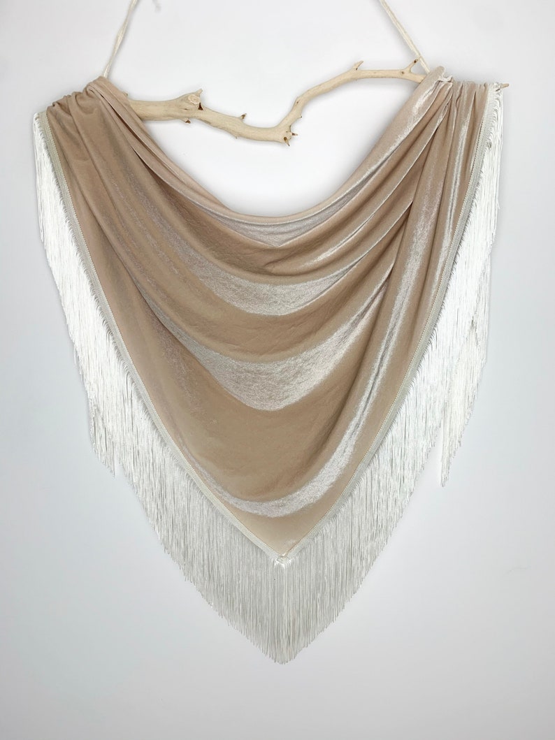 Champagne Velvet Bridal Shawl, Wedding Shrug, Wrap, Bride Coverup, Velvet Shawls, Boho Shawl Shrug, Pashmina, Stole image 2