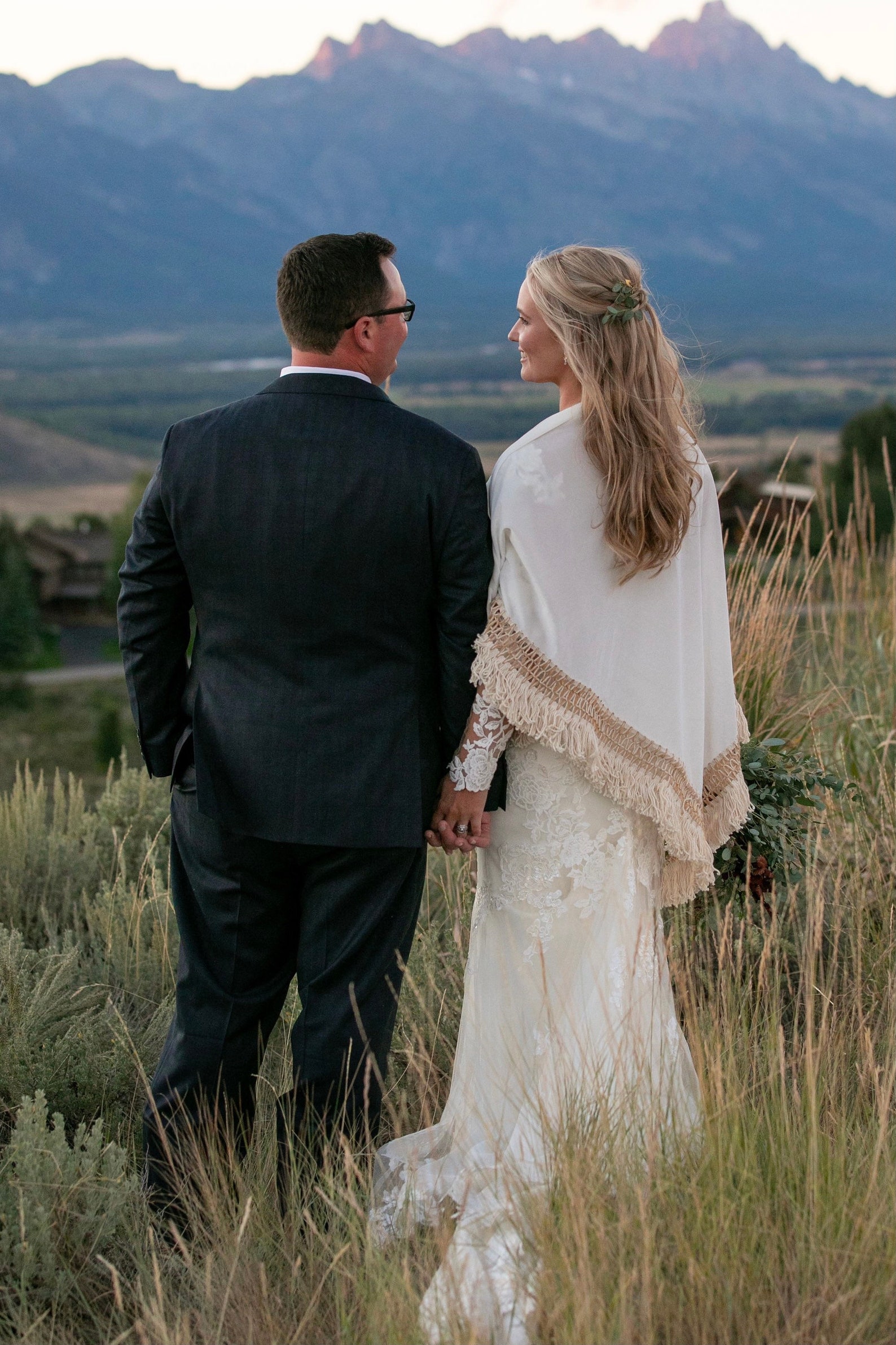 bridal velvet shawl wedding