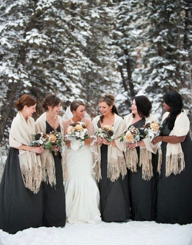 shawls for bridal party