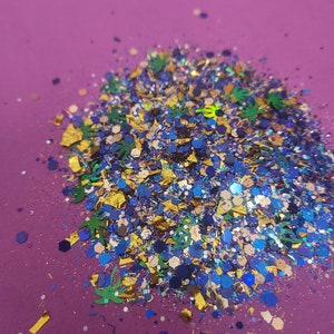 California Dreaming Glitter Mix for Resin, nails, art, diy, scrapbooking, high sparkle