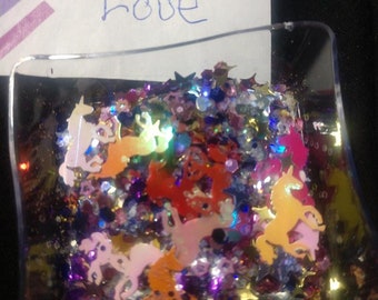 Unicorn Love Glitter Mix for resin, DIY, crafts, jewelry, slime, high quality, sparkle – asstd sizes available