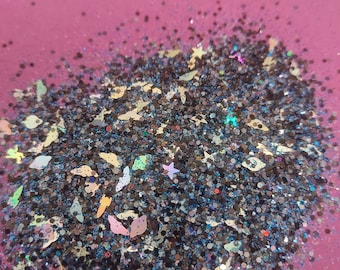 Space-tacular Chunky Glitter for resin, DIY crafts, jewelry, slime, high quality, beautiful sparkle, super blingy– assorted sizes available