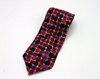 Ted Lapidus Tie 1980s Vintage Snow Skiing Silk Necktie Skier Winter Sports Neckwear Downhill Racing with Flags VTG Retro