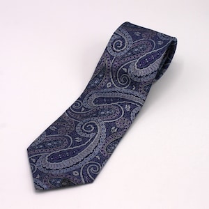 Brilliant Purple Paisley Tie by Ted Baker