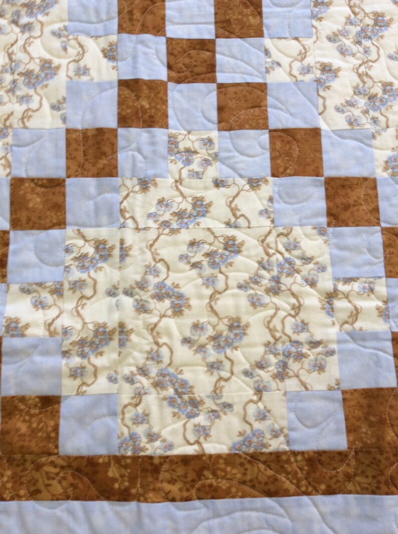 QUEEN SIZE Extra LONG Double Irish Chain Quilt with set of Etsy