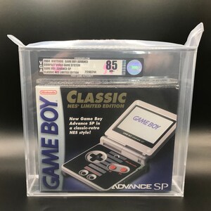 Nintendo NES Classic Limited Edition Game Boy Advance SP System! Graded VGA 85 Silver ~ Retro Gaming ~ Vintage 2004 ~ Great Gamer Gift Idea!