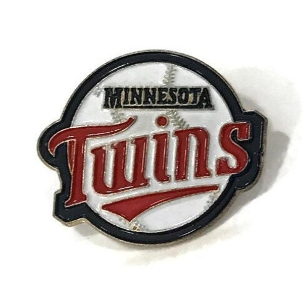 1994 Vintage TWINS Pin + Backs ~ New ~ Official MLB Baseball Collectors Pin! 1 Inch ~ Brass ~ Soft Enamel ~ Rare Retro ~ Great Gift Idea