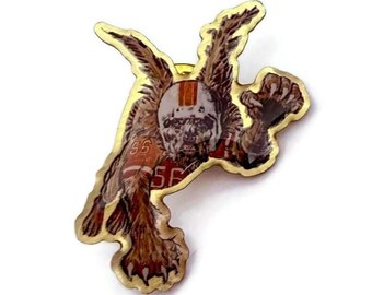 Vintage 1994 BUCS Hardy Hyena Pin: Monsters of the Gridiron, NFL Football