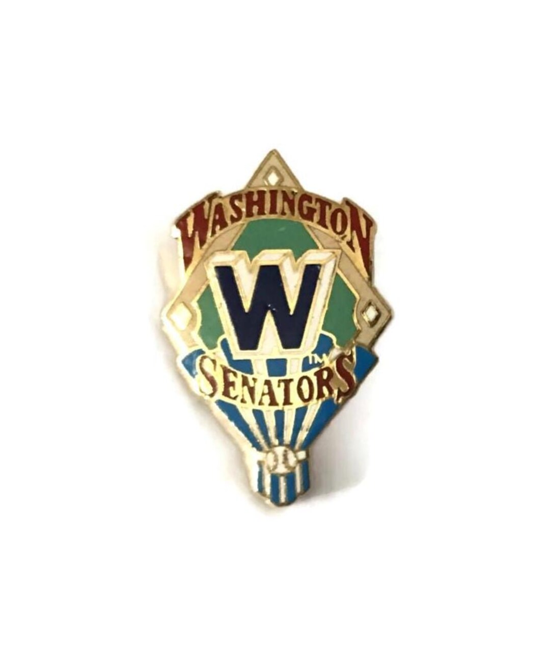 Vintage 1992 SENATORS TWINS Pin + Backs ~ New Old Stock ~ Official MLB ...
