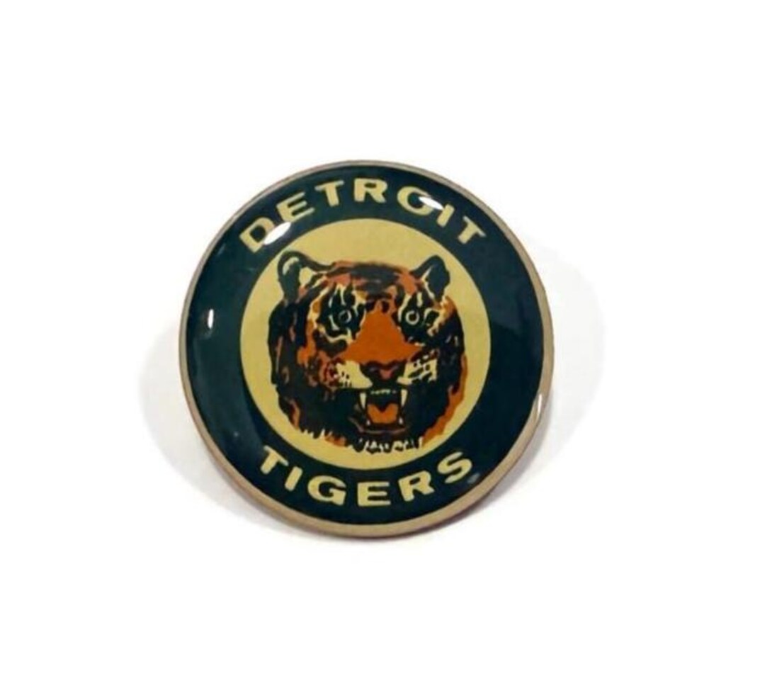 Vintage TIGERS Pin & Backs ~ Official MLB Major League Baseball ...