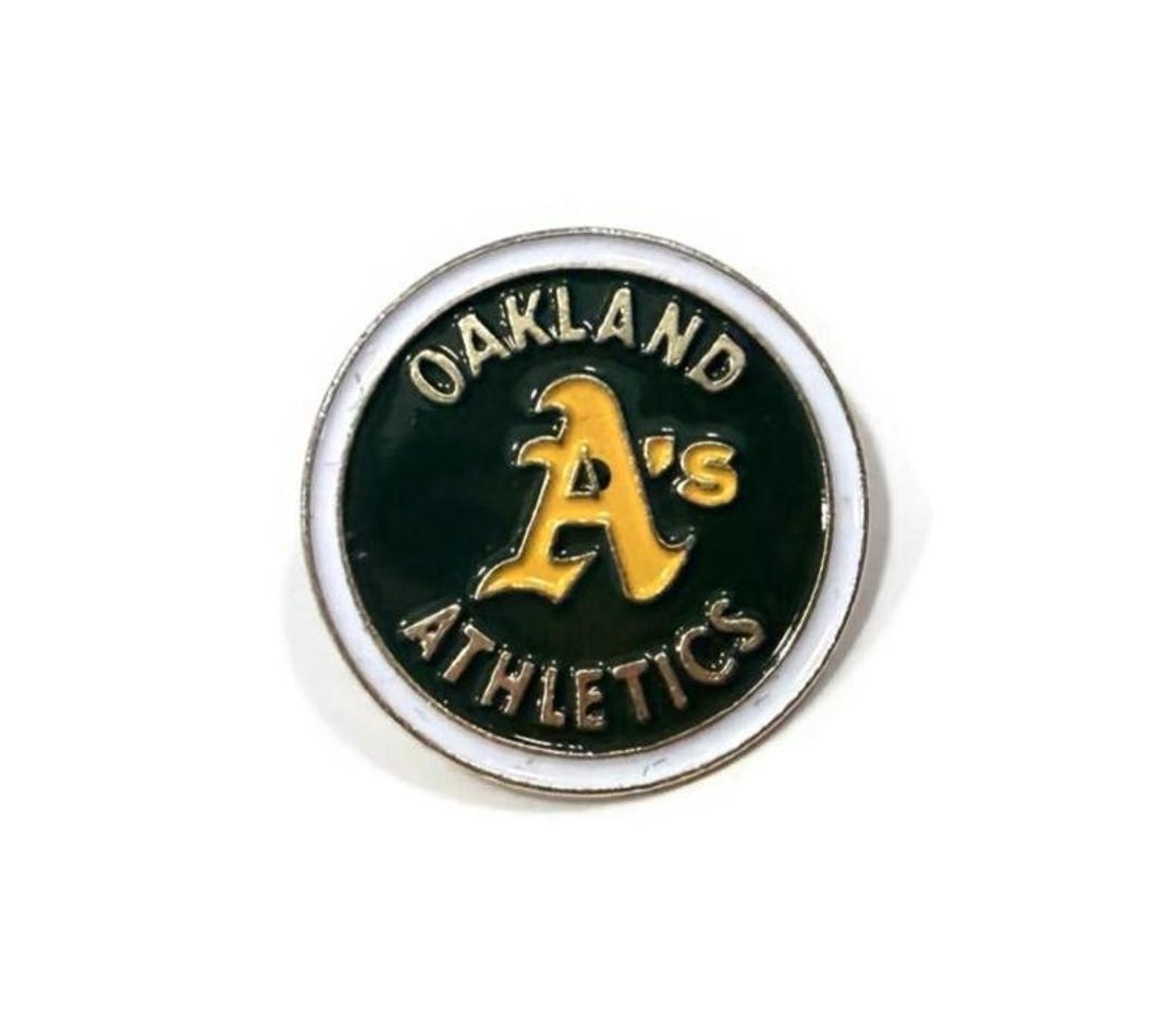 Vintage ATHLETICS Pin & Backs ~ Official MLB Major League Baseball ...
