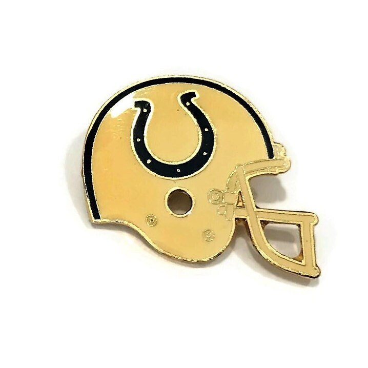 1984 Vintage COLTS Pin + Backs ~ NFL Football Collector Pin! 1.25 ...