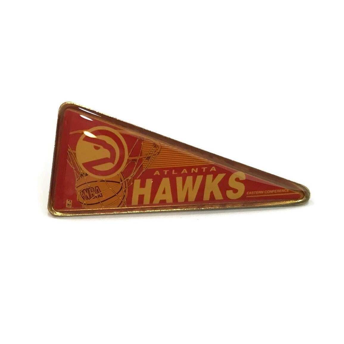 DETROIT PISTONS 1989 NBA Finals CHAMPIONS Officially Licensed Gold Lapel  Pin