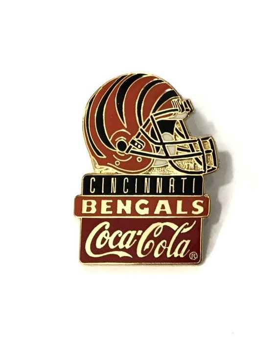 1993 Vintage BENGALS Pin + backs ~ New Nos ~ NFL … - image 1
