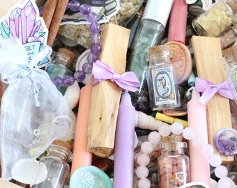 Witchcraft Confetti Scoop: Spell Jars, Crystals and Candles
