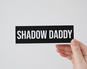 Znak na półkę z książkami Shadow Daddy || Znak na półkę z książkami || Półka z książkami