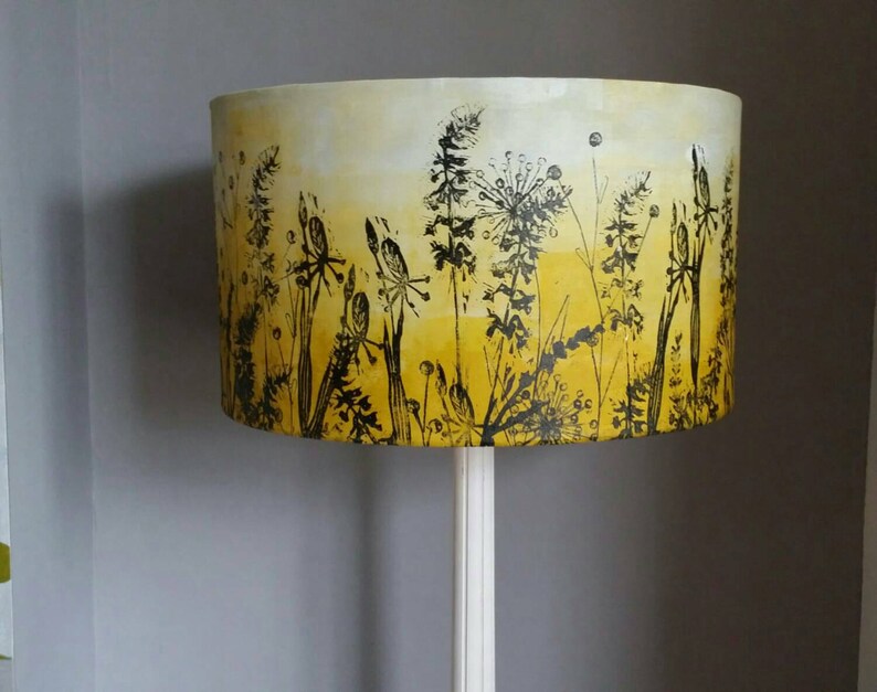 Yellow Lampshade Drum Ceiling Pendant Lamp Shade Standard Table Large Small