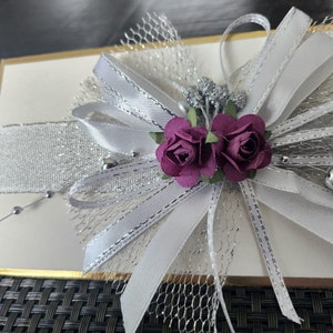Pacote com 4 envelopes para dinheiro extravagantes, porta-cartões de presente - para casamentos, aniversários, formaturas