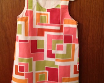 Retro geo sundress