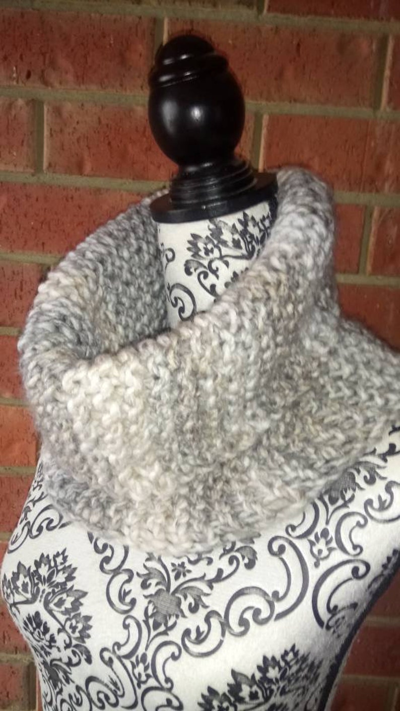 Knit Chunky Cowl Infinity Scarf Neck Warmer Snood - Etsy Australia