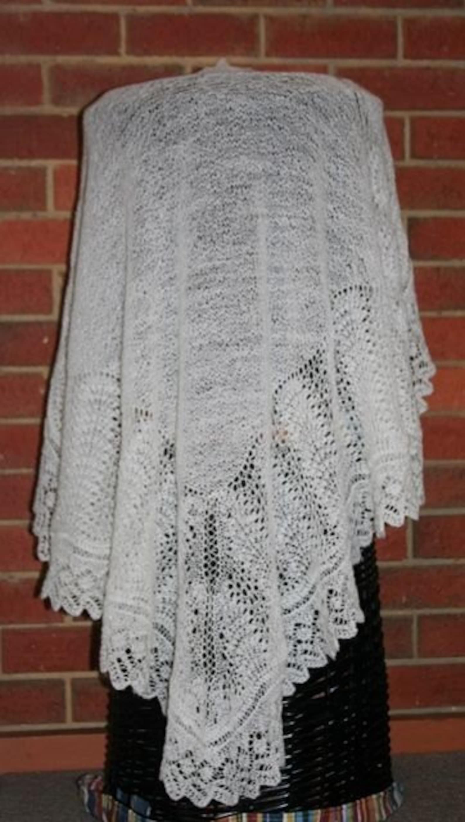 Shetland Christening Baby Shawl.2 Ply Merino Wool. NEW Heirloom Etsy