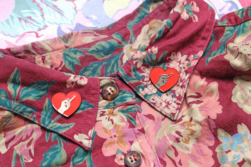 Fck you pin enamel pin/pins en émail PROMO 20% - Etsy France