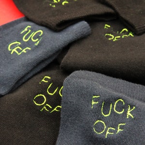 Fck ff embroidered socks / Chaussettes brodées Fck ff image 7