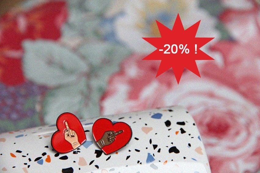 Fck you pin enamel pin/pins en émail PROMO 20% - Etsy France