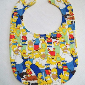 Simpsons Baby Bib