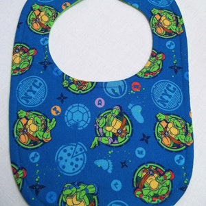 Ninja Turtles Baby Bib
