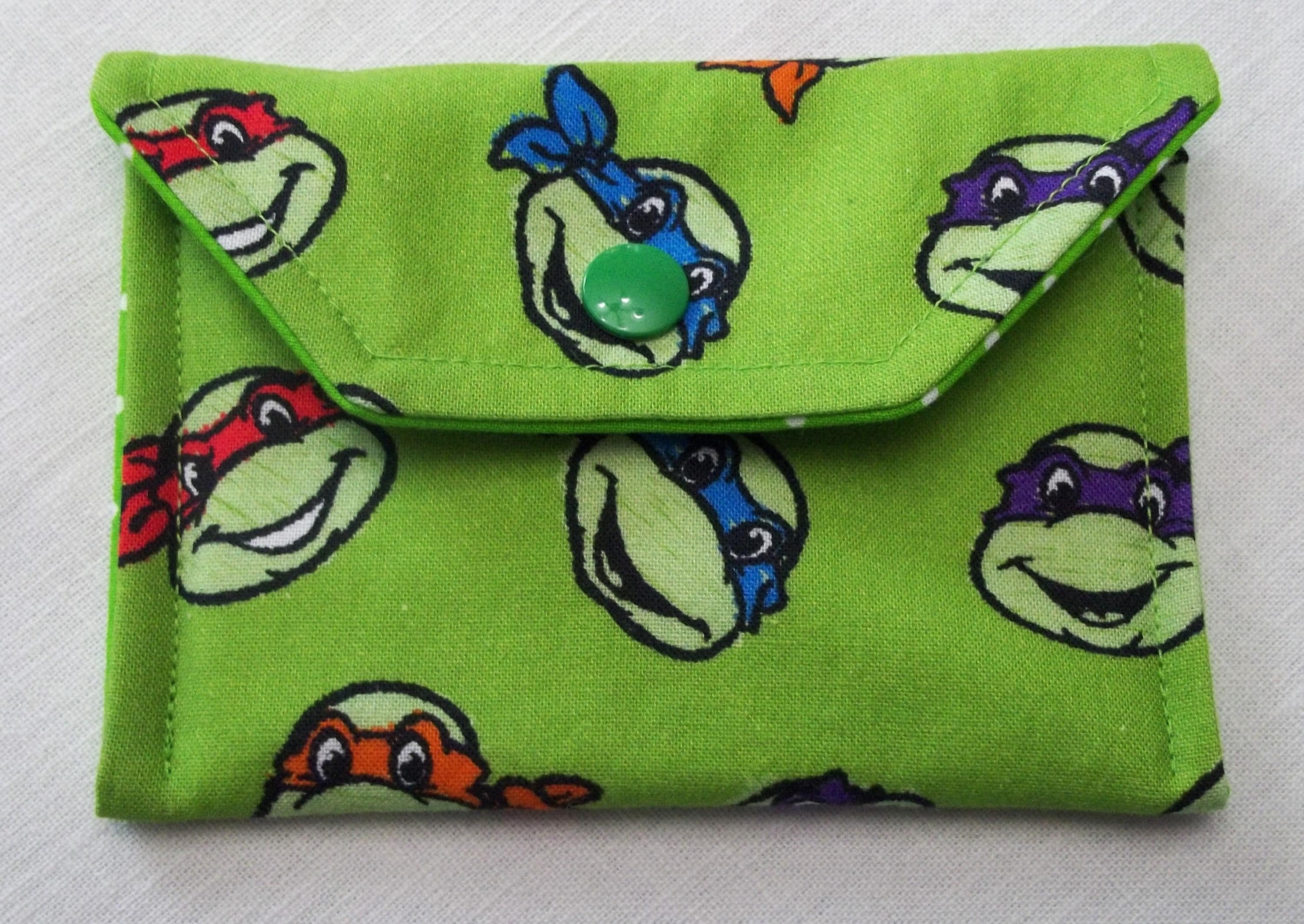 Ninja Turtles Fabric Wallet, Gift Card Holder, Coin Purse - Etsy