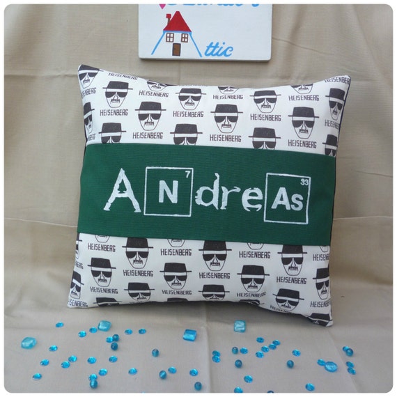 Personalised Breaking Bad Cushion Heisenberg Pillow Etsy