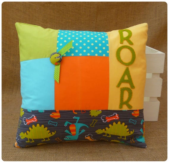 Dinosaur Cushion Dino Pillow Dinosaur Bedroom Decor Dinosaur Pillow Gift For Kids Childrens Cushion Kids Pillow Dinosaur Roar Dinos