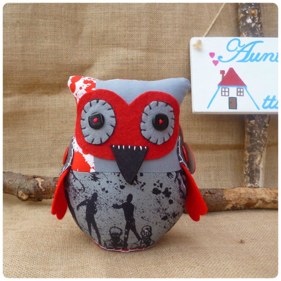 Zombie Owl The Walking Dead Owl Fatty Heisenberg Pillow Case – Auntie's Attic